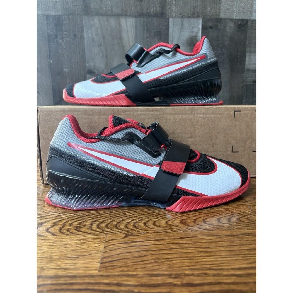Nike Romaleos 4 Black Red White Weightlifting Shoes Men's Size 11 CD3463-003 NEW